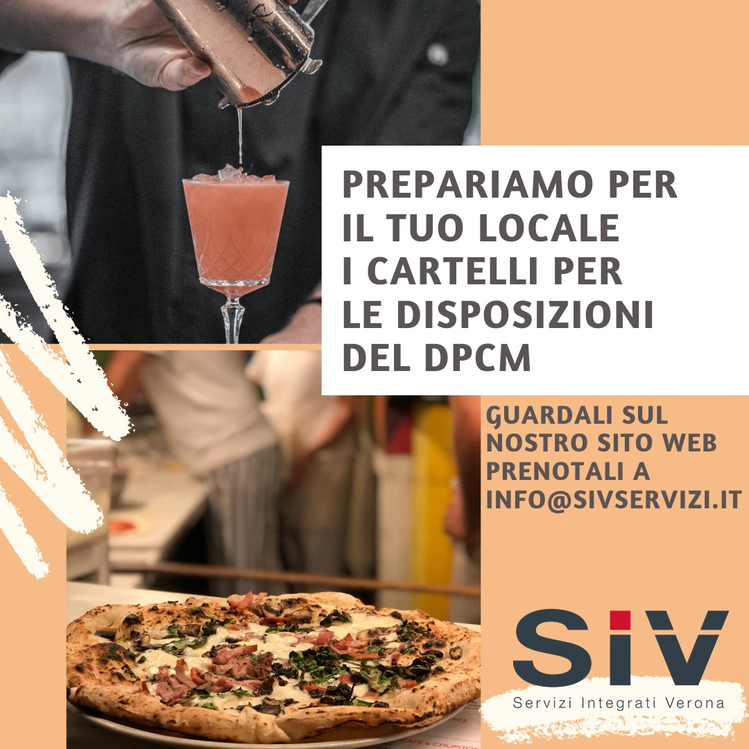 Creiamo i cartelli con le disposizioni del DPCM che interessano il tuo settore