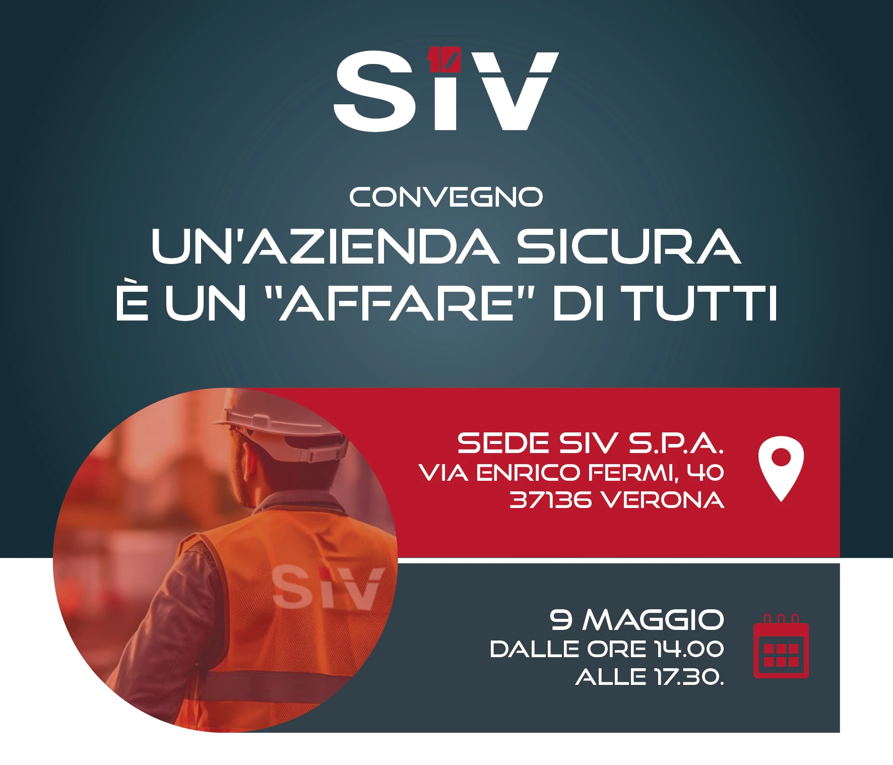 Convegno azienda sicura 9 maggio
