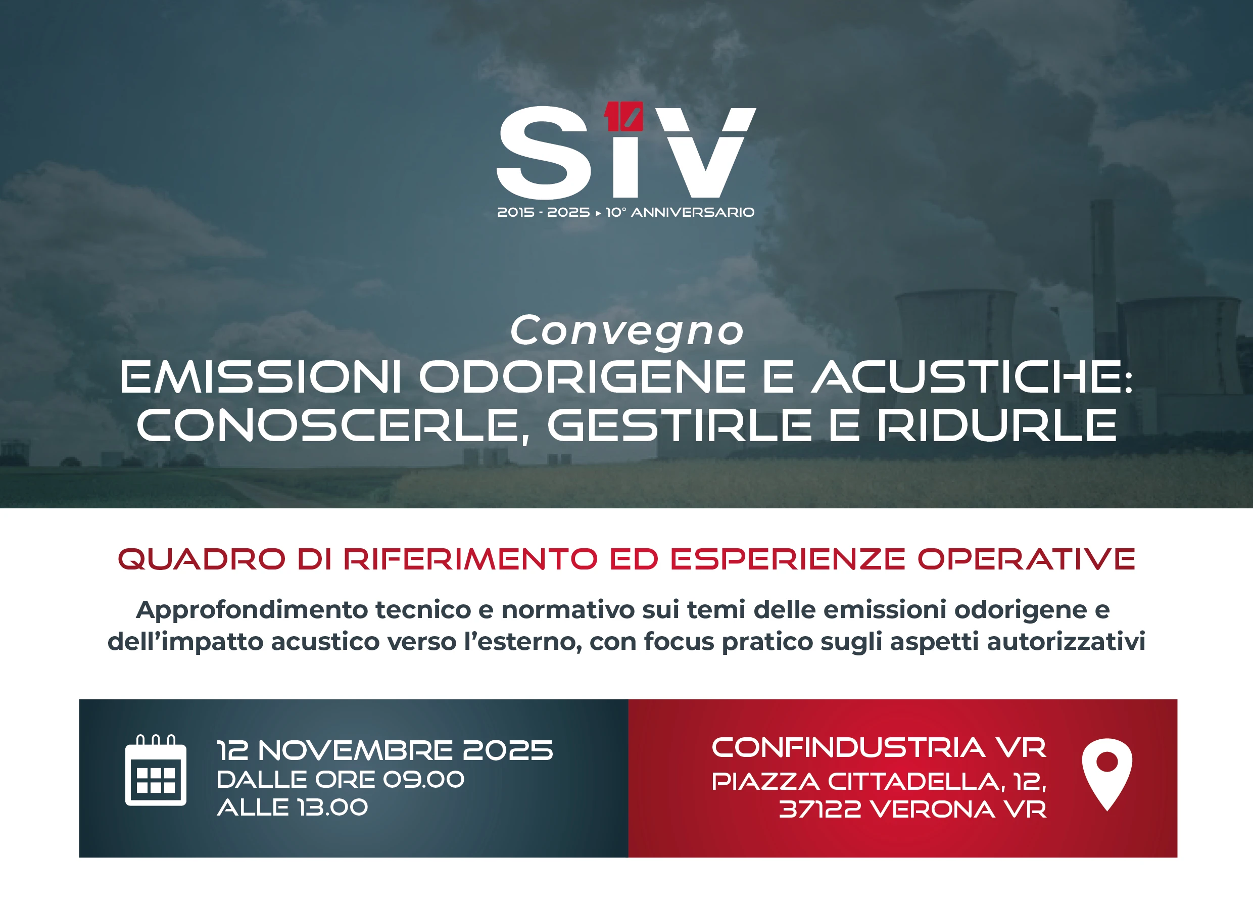 CONVEGNO EMISSIONI ODORIGENE E ACUSTICHE