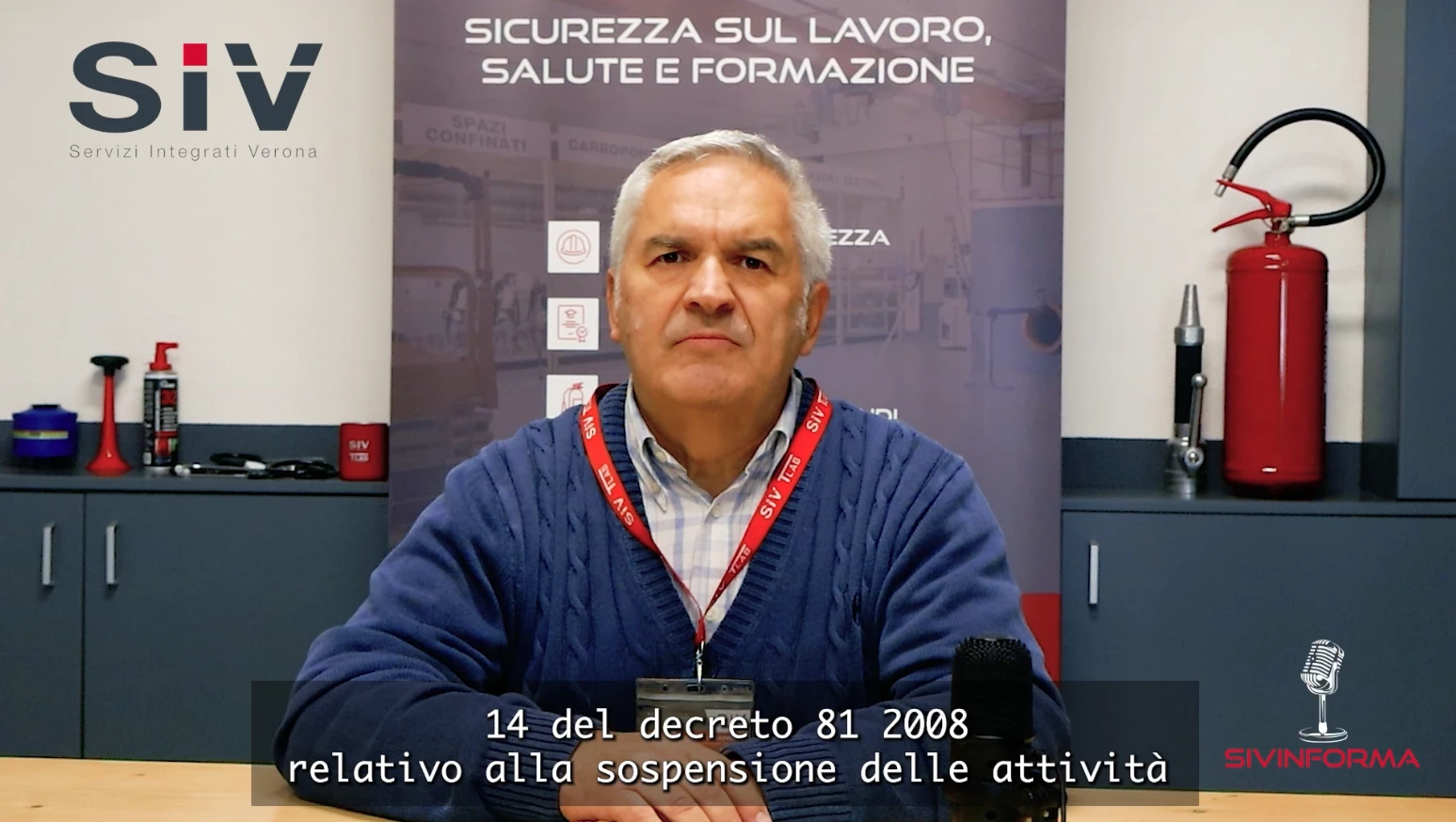 ARTICOLO 14 SICUREZZA SUL LAVORO