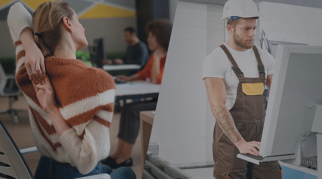 Salute dei lavoratori: rischi da postura seduta e in piedi